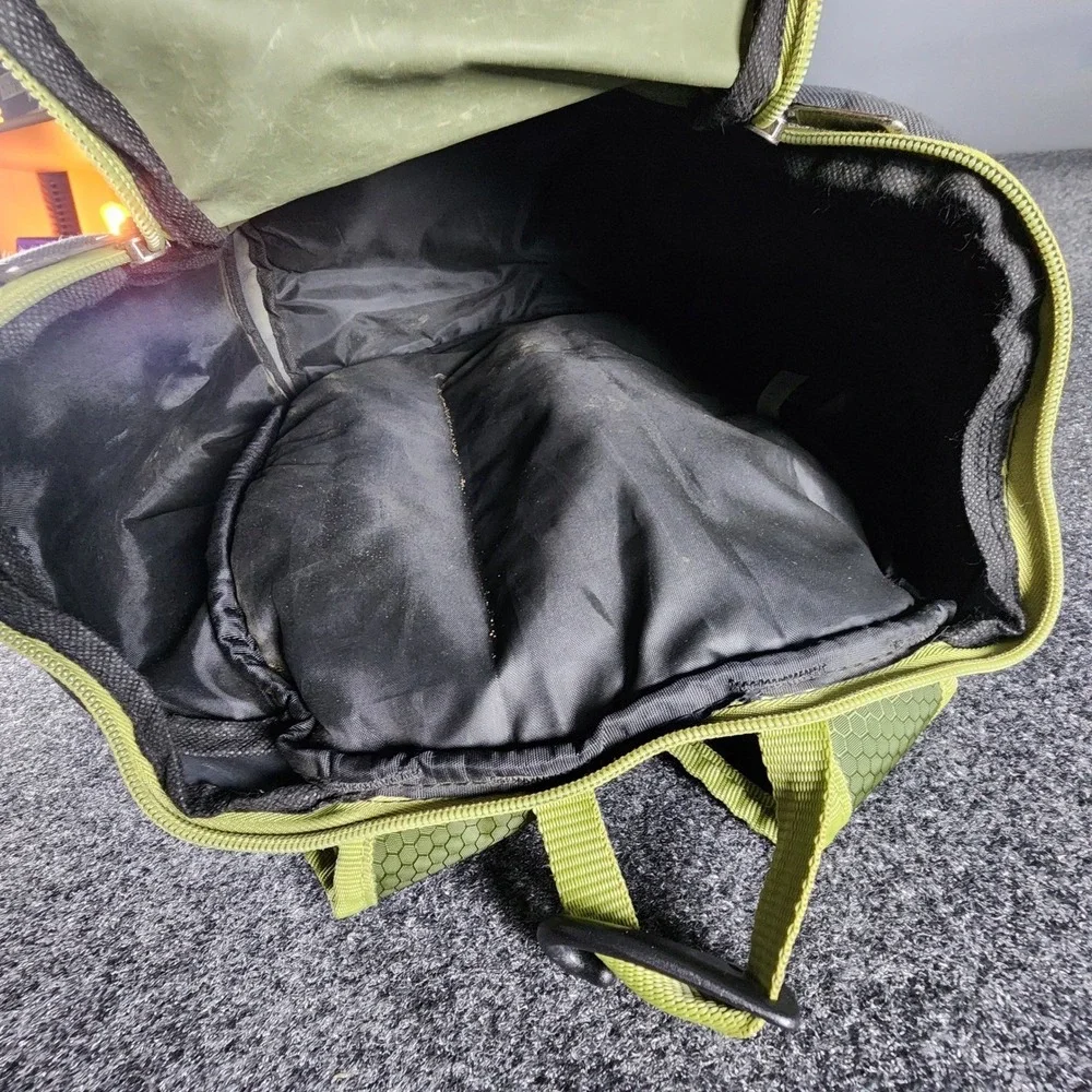 Easton Baseball Softball Equipment Backpack Bag Green Grey Honeycomb‎ Ripstop
